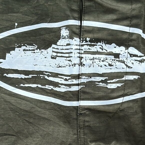 CORTEIZ "ALCATRAZ" Mens Cargo Shorts – Hard to Find - Forest Green - NEW Size L - Picture 7 of 9